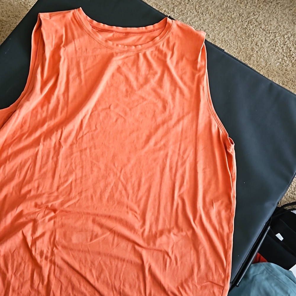 Rusty orange color size 14 Lululemon all yours tank
